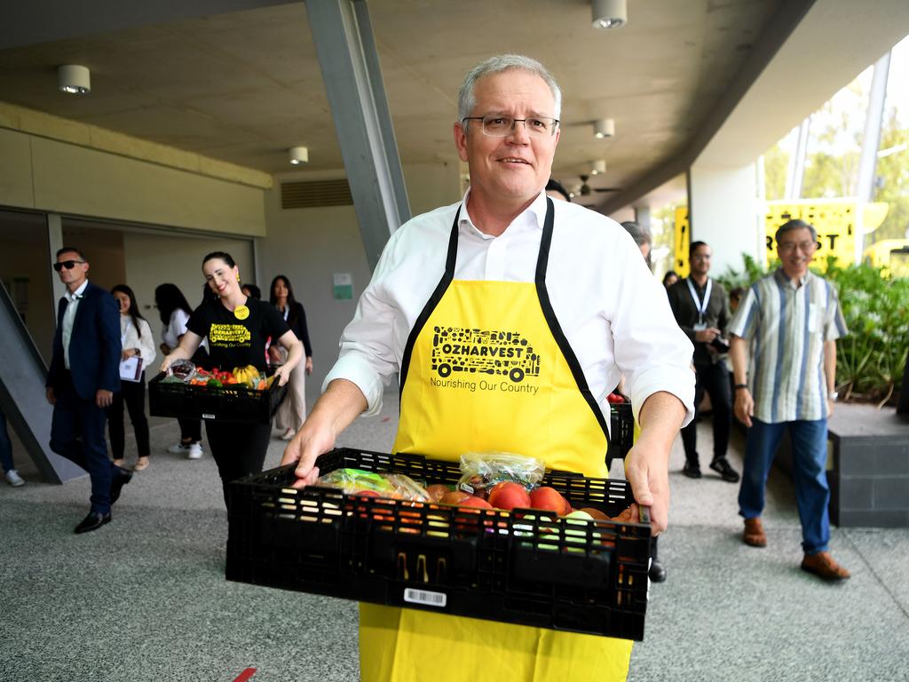 Prime Minister Scott Morrison in Brisbane. Picture: NCA NewsWire / Dan Peled