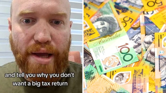 Australians have been told they need to change their tax return mentality. Picture: Harry Dell Tax Lawyer/TikTok