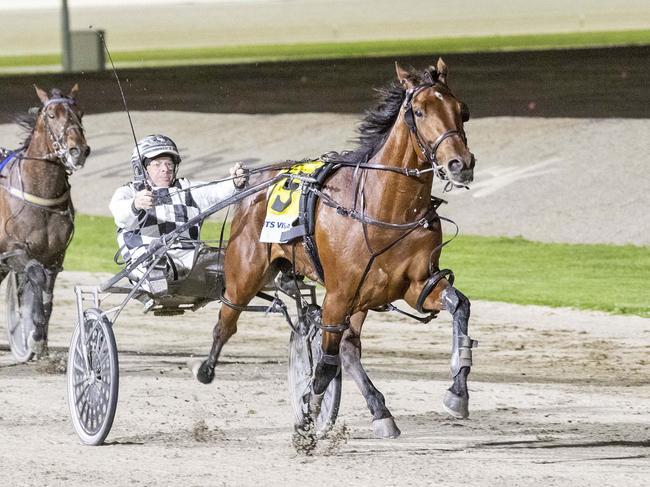 Leap to Fame winning the Victoria Derby earlier this month. Photo: Stuart McCormick.