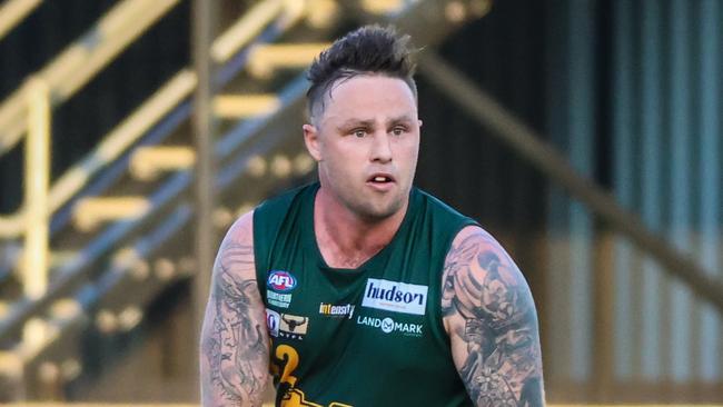 St Mary's Jack Landt has been dangerous in the forward line in the 2023-24 NTFL season. Picture: Celina Whan / AFLNT Media