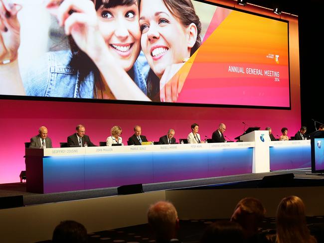 Telstra annual general meeting, Brisbane Convention Centre, South Brisbane. Photographer: Liam Kidston.
