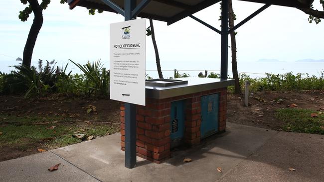 The tourist town of Palm Cove, north of Cairns, at Easter. Picture: Brendan Radke