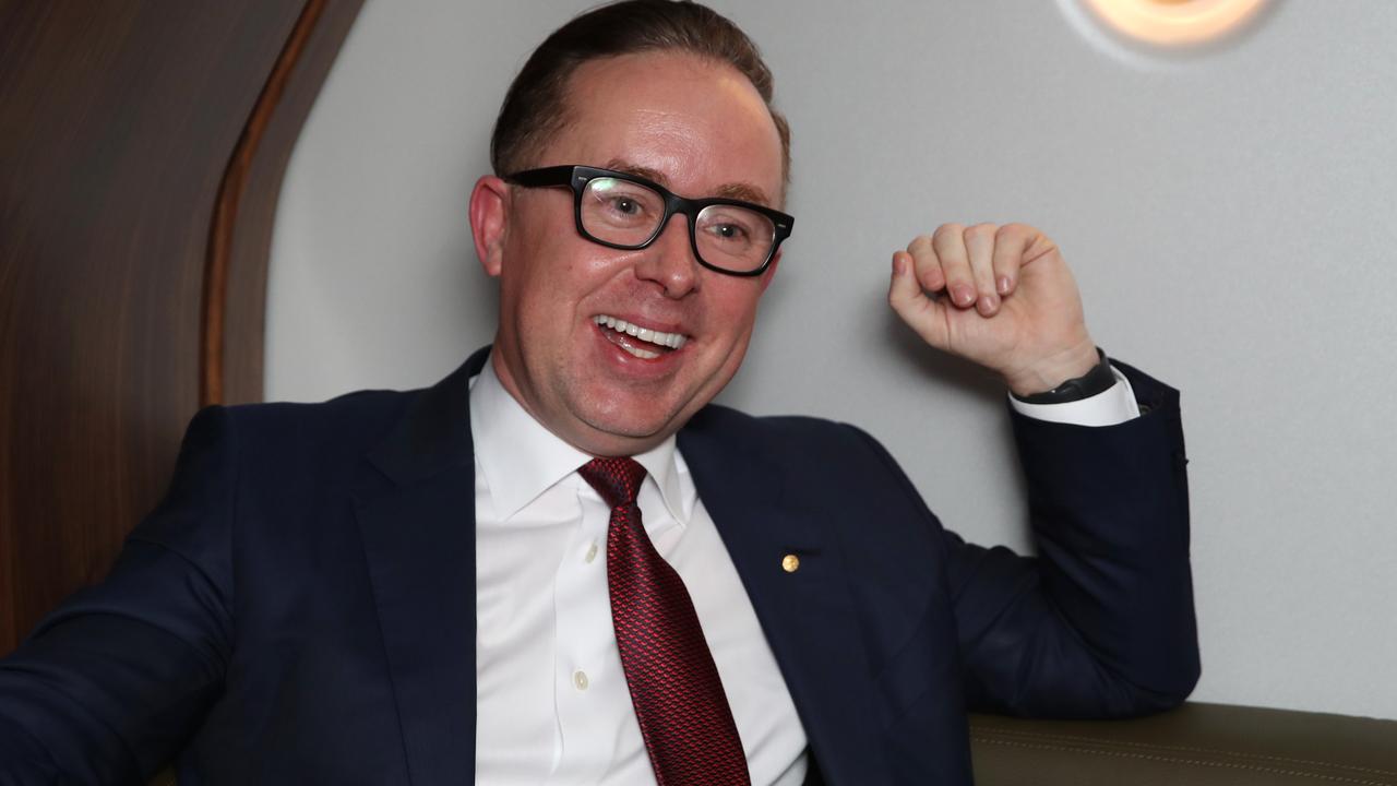 Qantas CEO Alan Joyce took home a staggering $24 million last year. Picture: David Swift.