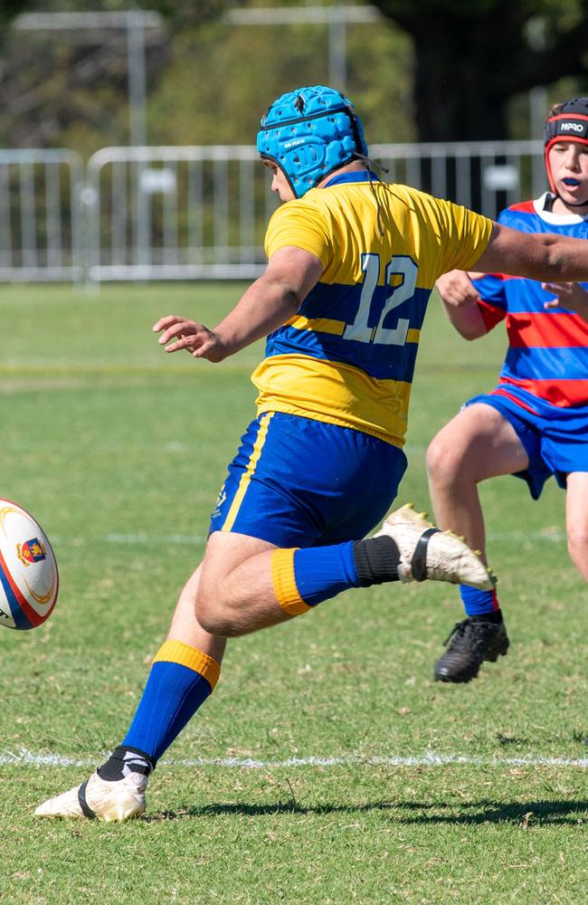 Downlands 13A vs TGS 13A. 2024 O'Callaghan Cup day at Downlands College. Photo by Nev Madsen