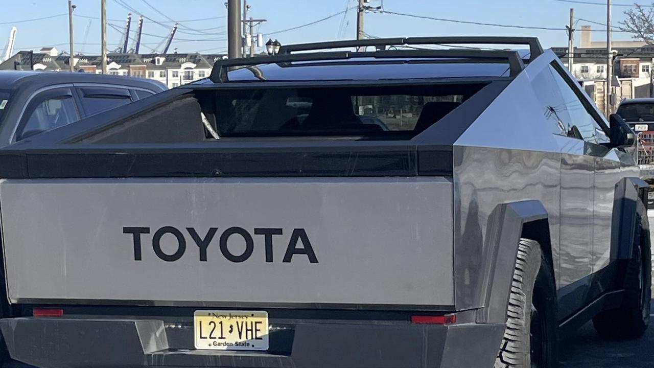 <!DOCTYPE html PUBLIC "-//W3C//DTD HTML 4.0 Transitional//EN" "http://www.w3.org/TR/REC-html40/loose.dtd"><html><body><p>Some Tesla owners have even rebadged their cars - one owner has replaced the Tesla badge with a Toyota logo on their Cybertruck. Picture: Reddit</p></body></html>