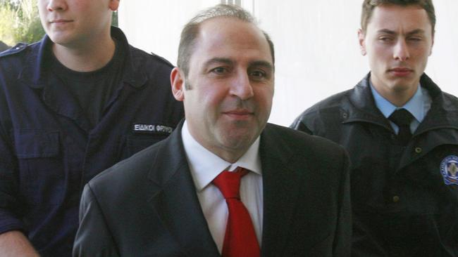 Drug lord Tony Mokbel. AP Photo/Thanassis Stavrakis.