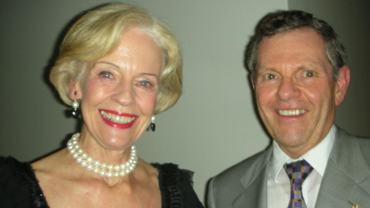 Former governor-general of Australia Quentin Bryce with Bacon.