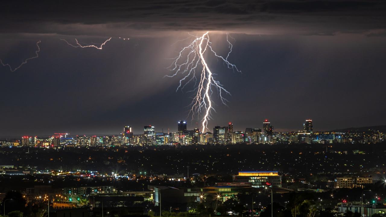 Lightning Strikes Across South Australia | The Advertiser