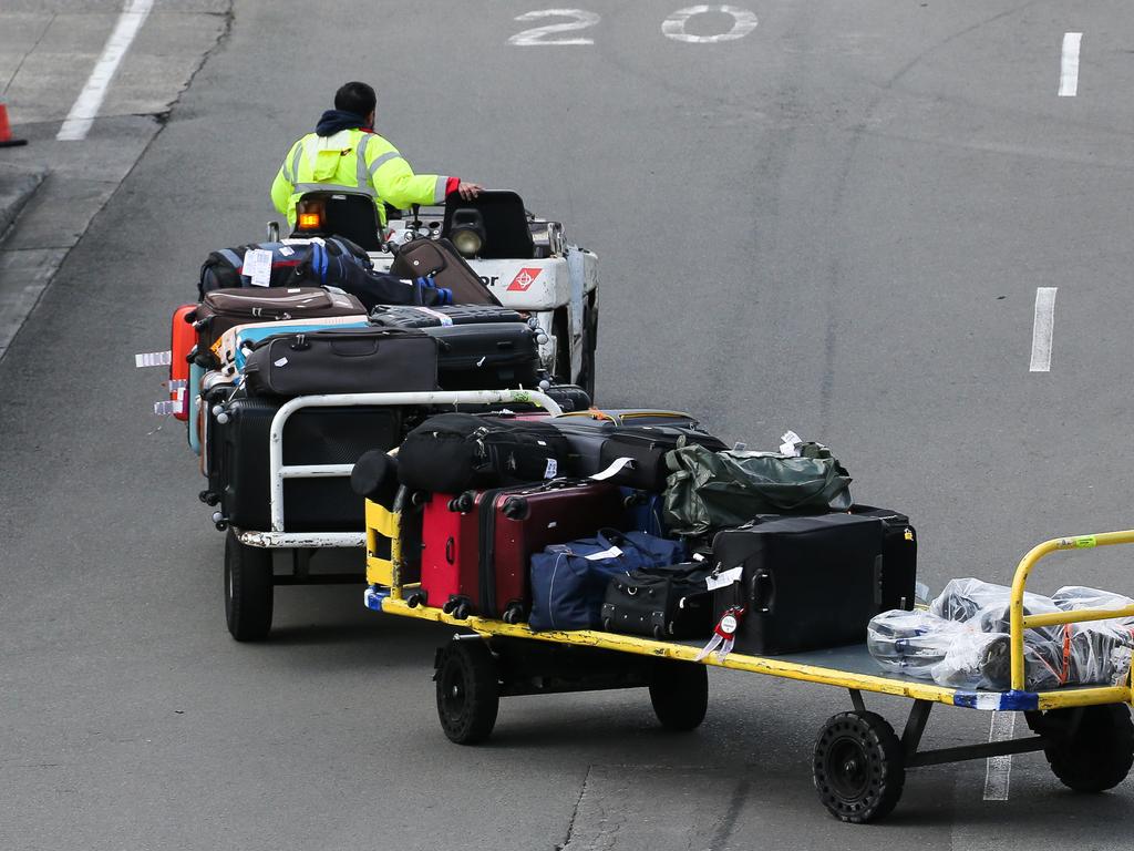 There are hundreds of roles at Brisbane Airport, including baggage handlers.