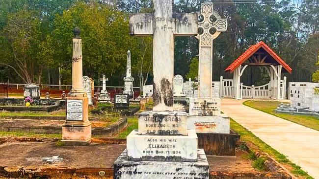 The cemetery in Cleveland has many graves older than 100 years. Picture: Redland City Council