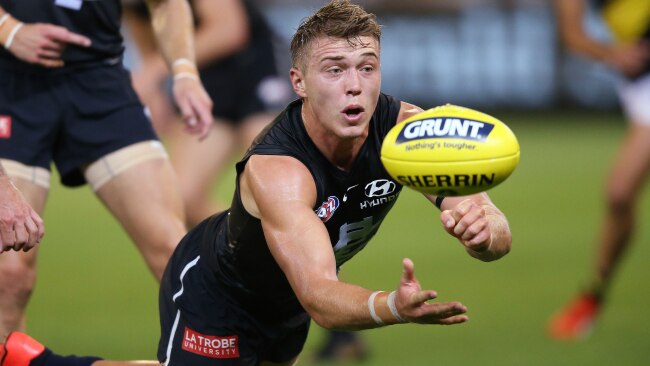 Patrick Cripps was a standout for the Blues