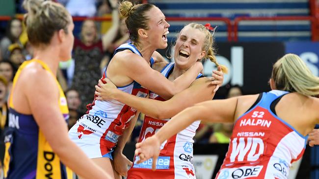 The moment a dream became a reality for Swifts netballer Paige Hadley.