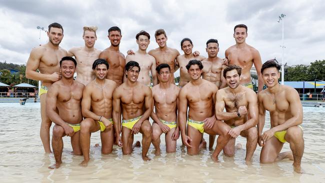 The 20 international male models say they spend up to four hours a day on upkeeping their appearance. Photo: Tim Marsden