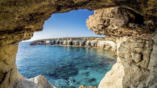 The water is crystal clear in Cyprus.