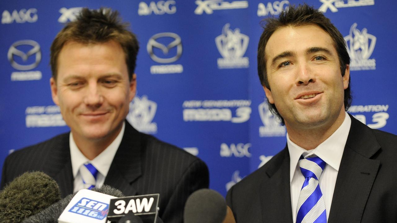 Brad Scott after being appointed North Melbourne coach in 2009.