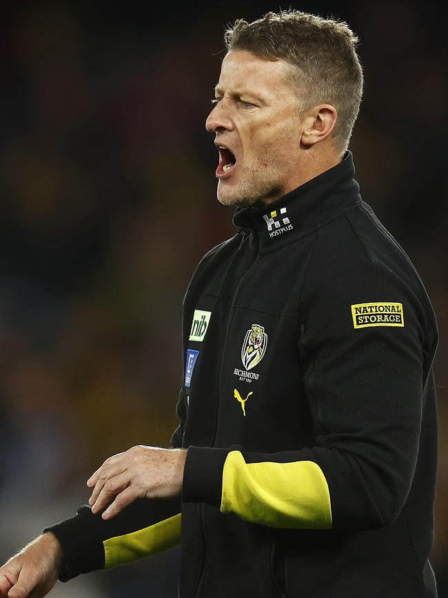 Tigers head coach Damien Hardwick. Picture: Getty Images