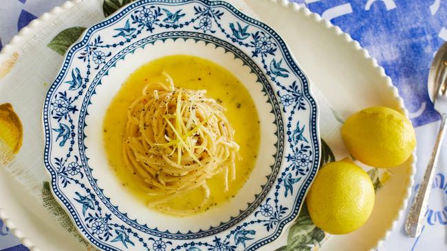 Pasta al limone at Settimo. Picture: Justin Nicholas