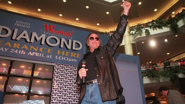 Before Craig David burst on to the music charts, Neil Diamond was a household name for decades, long before he turned hundreds of middle-aged women into weak-at-the-knees schoolgirls on April 24, 1996. The <i>Sweet Caroline </i>and <i>Solitary Man </i>singer inked copies of his Tennessee Moon album, many which were purchased from Brashs music store.