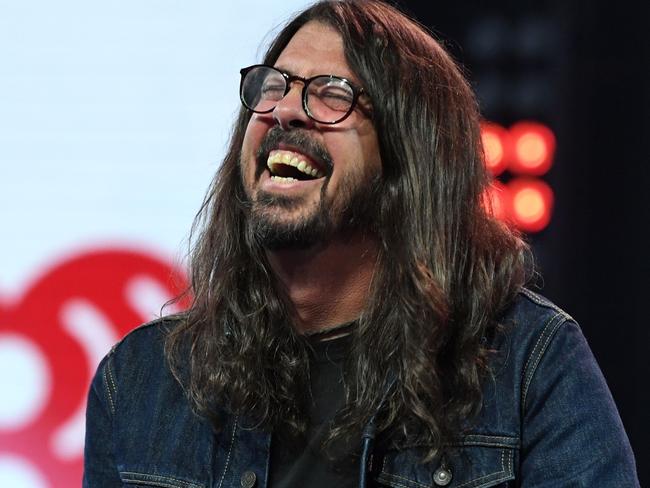 BURBANK, CALIFORNIA - UNSPECIFIED: (EDITORIAL USE ONLY) In this image released on January 28, Dave Grohl of Foo Fighters speaks onstage during the 2021 iHeartRadio ALTer EGO Presented by Capital One stream on LiveXLive.com and broadcast on iHeartRadioÃ¢â¬â¢s Alternative and Rock stations nationwide on January 28, 2021. (Photo by Kevin Winter/Getty Images for iHeartMedia)