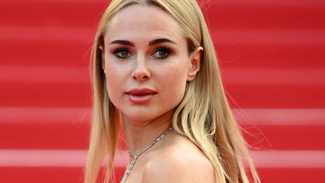 CANNES, FRANCE - JULY 15: Kimberley Garner attends the "France" screening during the 74th annual Cannes Film Festival on July 15, 2021 in Cannes, France. (Photo by Kate Green/Getty Images)