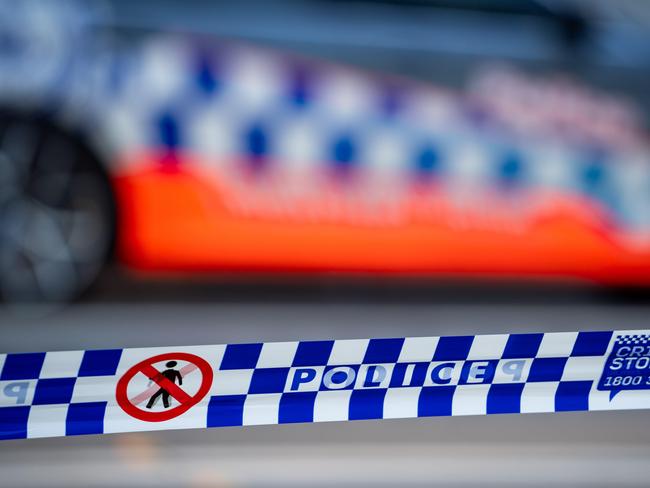 A motorcyclist has died of his injuries after colliding with a telegraph pole in Strathfield during a high speed chase with police.Picture: Tom Parrish