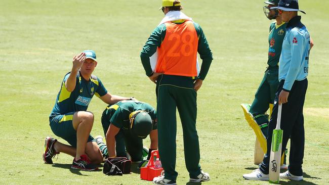 Will Pucovski of Australia suffered his latest concussion in bizarre circumstance.