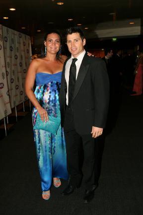 2008 Brownlow Medal. Red carpet arrivals. Shane and Olivia Crawford. Picture: Norm Oorloff