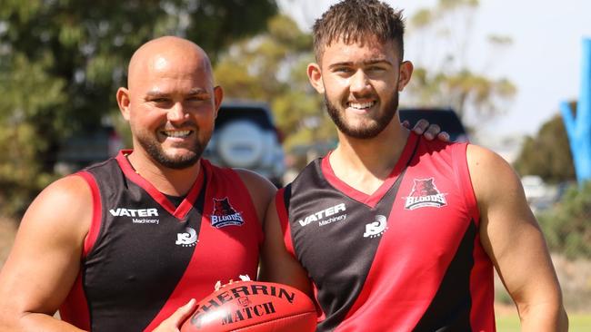 Jordan Serle (right) has been a star for the Lions since joining from Kadina. Picture: Kadina Football Club