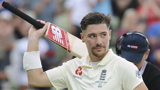 Rory Burns was the star of day two with an unbeaten century.