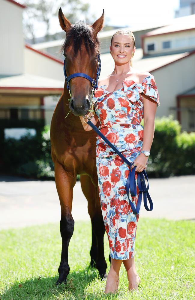 Grace Hayden with King of Pop. Picture: Rohan Kelly