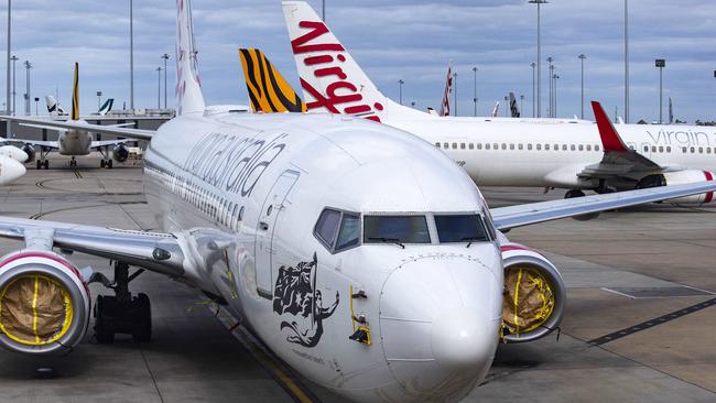 The state government will continue to be part of discussions about Virgin Australia’s future. Picture: Sarah Matray