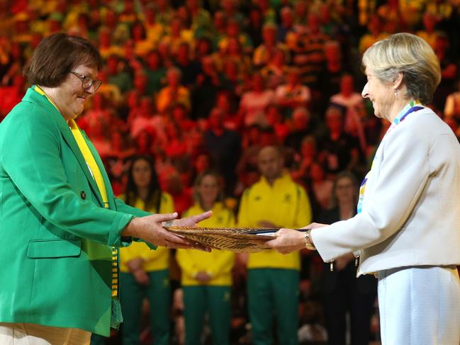 Netball Australia chair Wendy Archer (L) has announced her resignation. Picture: Shaun Roy/Gallo Images