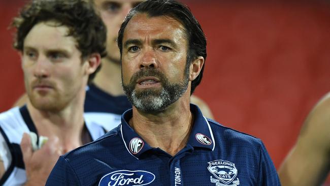 Chris Scott believes there is no point comparing this current crop of Cats to previous incarnations. Picture: AFL Photos/Getty Images