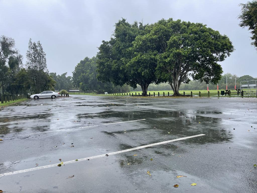 A woman's body has been found on the Sunshine Coast after she met with a man at this carpark at Strathpine on Saturday. Picture: Matthew Johnston