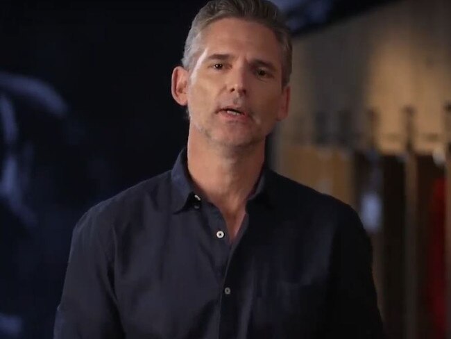 Eric Bana appeared in a video tribute. Picture: YouTube