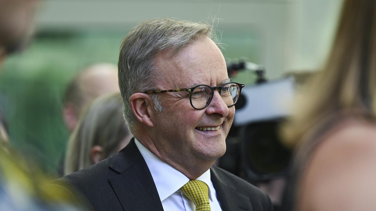 Prime Minister Anthony Albanese has backed in Penny Wong. Picture: NCA NewsWire / Martin Ollman