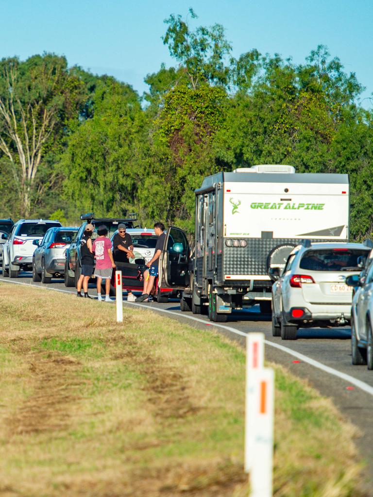 The crash caused huge traffic delays. Picture: NewsWire / Scott Radford-Chisholm