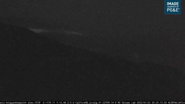 Time-lapse footage shows fire activity in California’s Big Sur