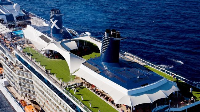 I like the look of the grass on this ship, the Celebrity Solstice.