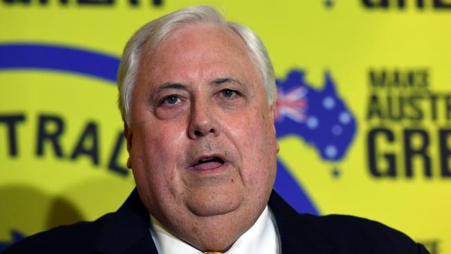 Clive Palmer’s Mineralogy donated more than $80 million to the billionaire’s United Australia Party during the federal election campaign, a new report has revealed. Photo: AAP Image/Dan Peled