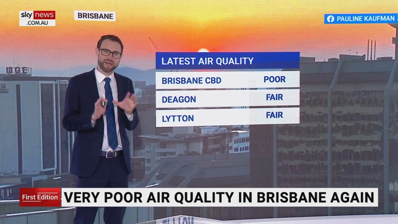 Brisbane experiencing poor air quality