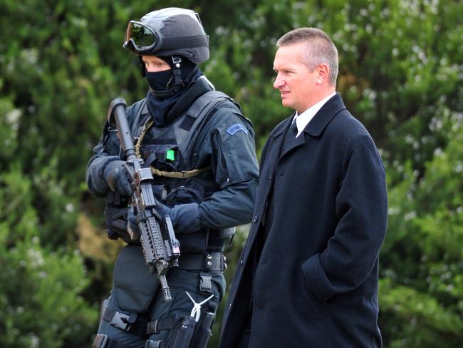 A senior officer and a special operations group operative on day two of the East Keilor siege.