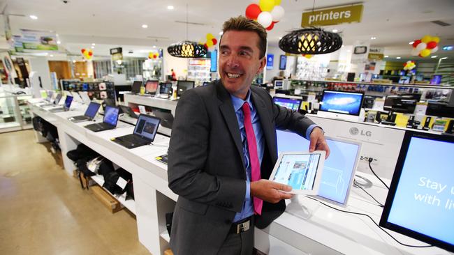 Harvey Norman digital head Gary Wheelhouse in one of the Sydney stores. Pic: Sam Mooy