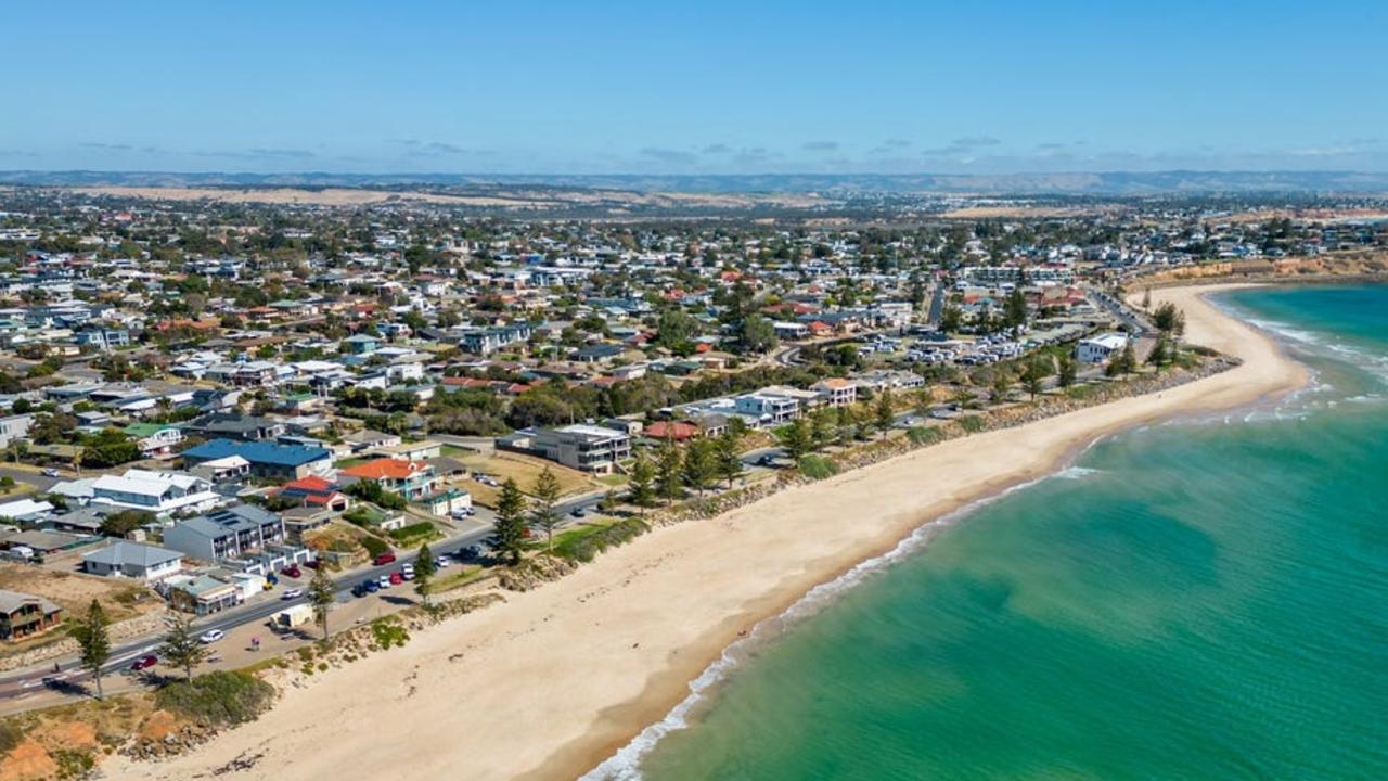 A view of beachside suburb Christies Beach in Adelaide’s outer south. Adelaide’s rental vacancy rate is less than 1 per cent. Picture: Realestate.com.au