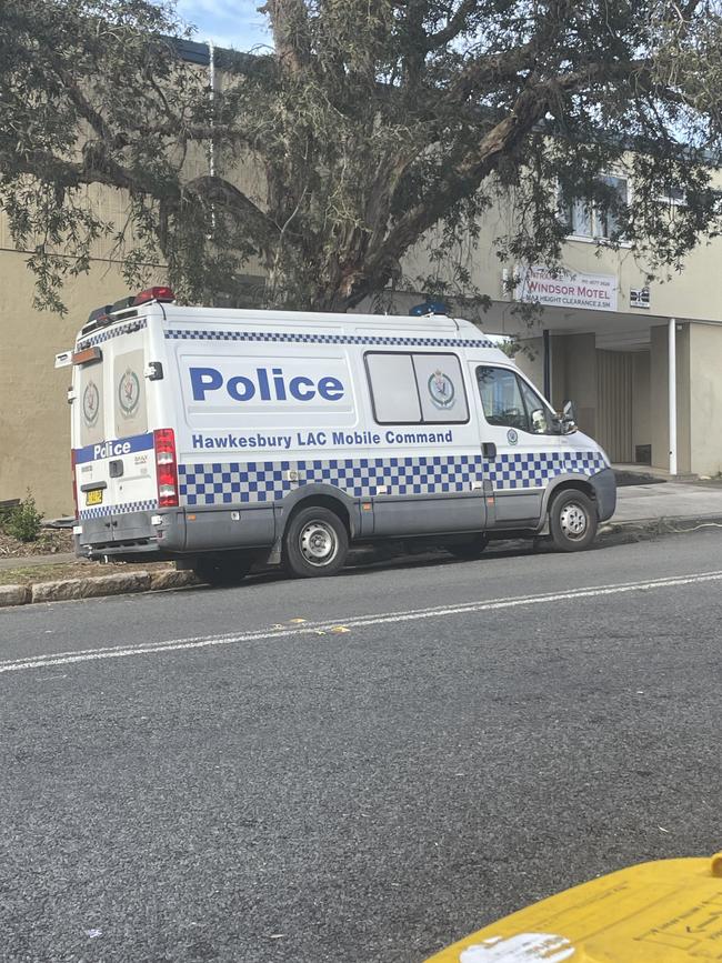 Police are at the Windsor Terrace Motel in Sydney's west today after an alleged assault that has left one person fighting for life.