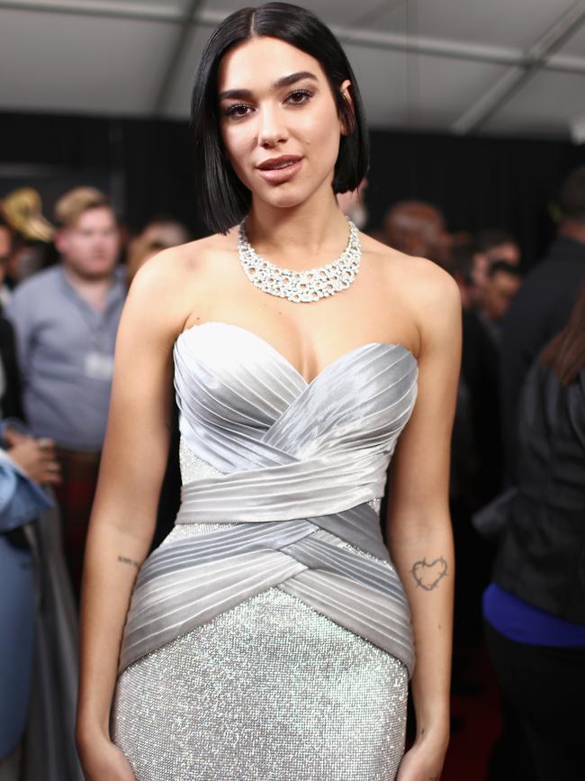 Dua Lipa attends the Grammys. Picture: Getty