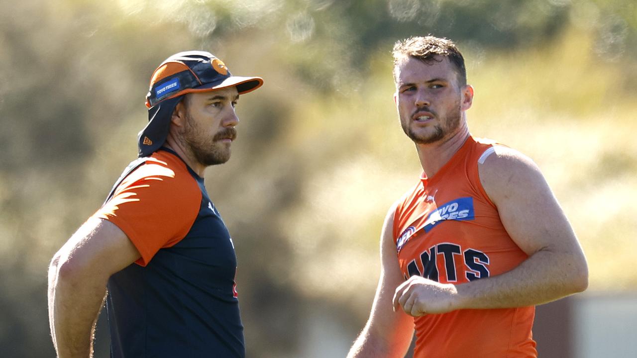 Briggs has formed a close relationship with Mumford as he launches his AFL career. Picture: Phil Hillyard