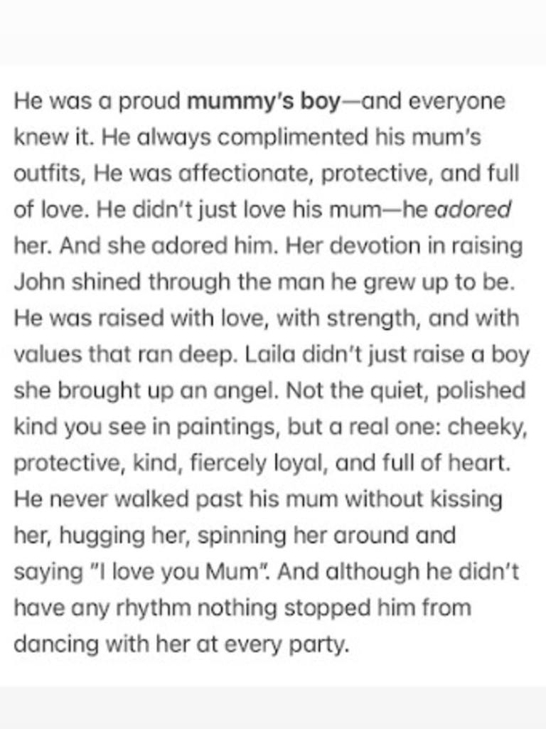 Mr Versace's sister Deanna shared this beautiful tribute to social media. Picture: Instagram