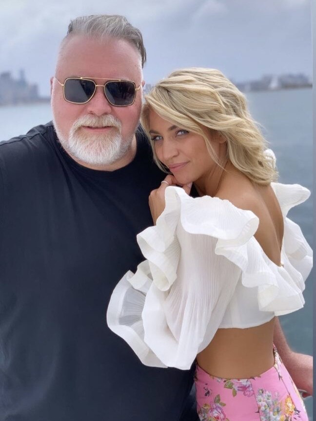 Kyle Sandilands is trying for a baby with Tegan Kynaston.