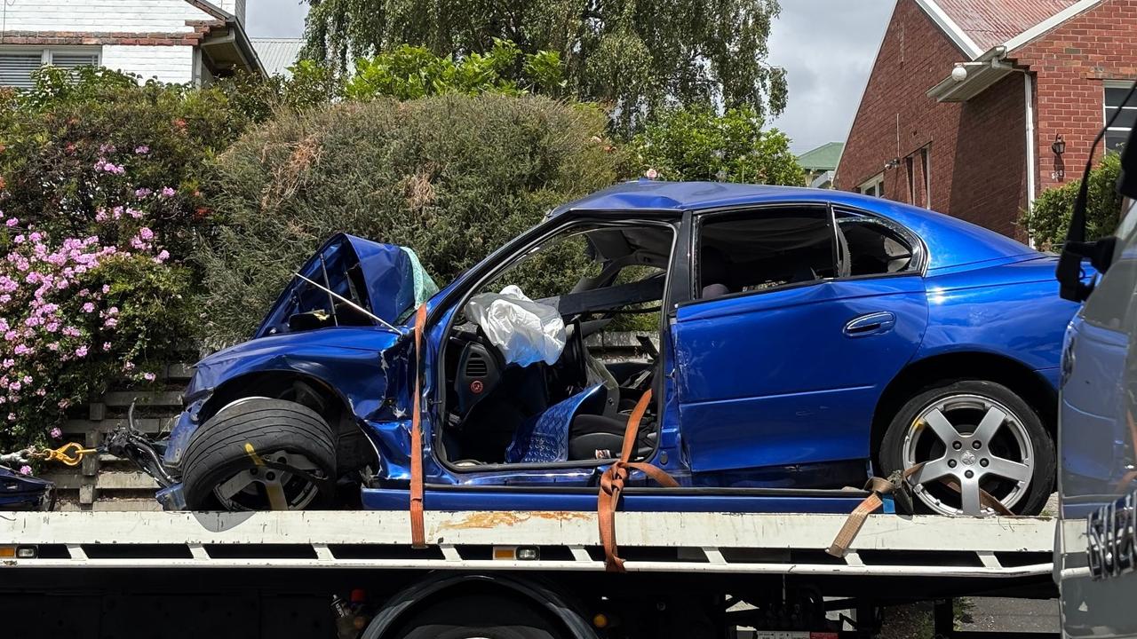 Serious crash Main Rd, Montrose on December 28, 2024. Picture: Molly Appleton